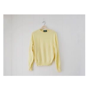 Johnstons yellow cashmere sweater